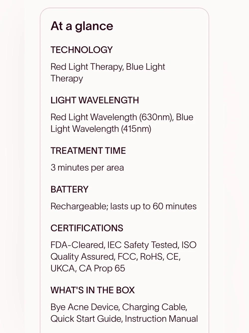 Solawave 3-Minute Light Therapy Acne Spot Treatment - periwinkle